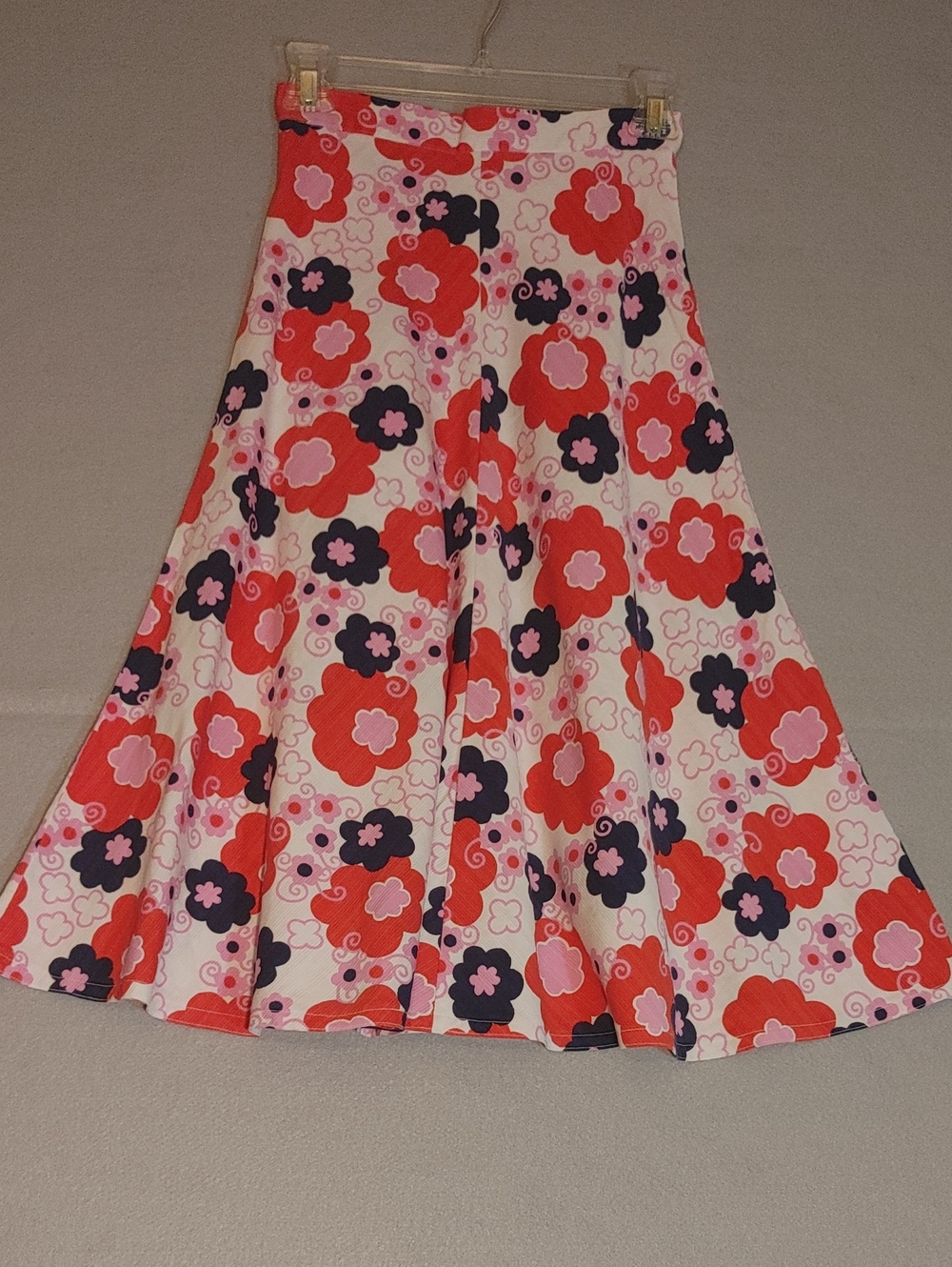 Flower Power 60s Skirt Size XXS-XS